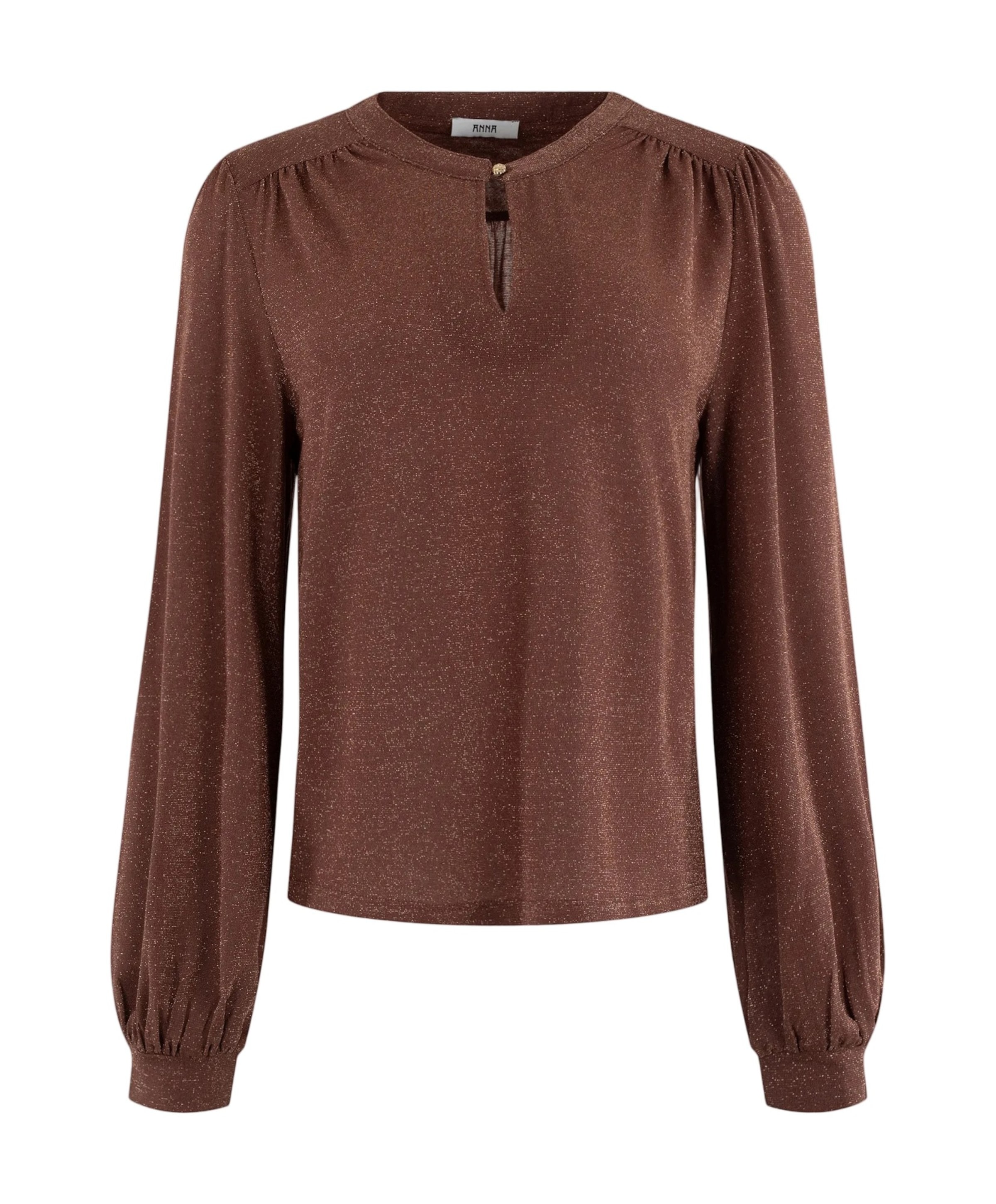Dames blouse bruin