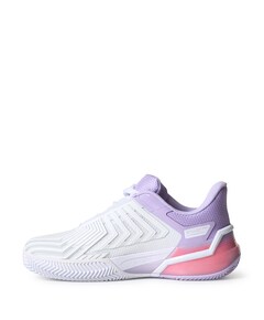 KS TFW ULTRASHOT 4 CLAY-WHT/ORCHID PETAL/NEONBLAZE dames tennisschoenen wit