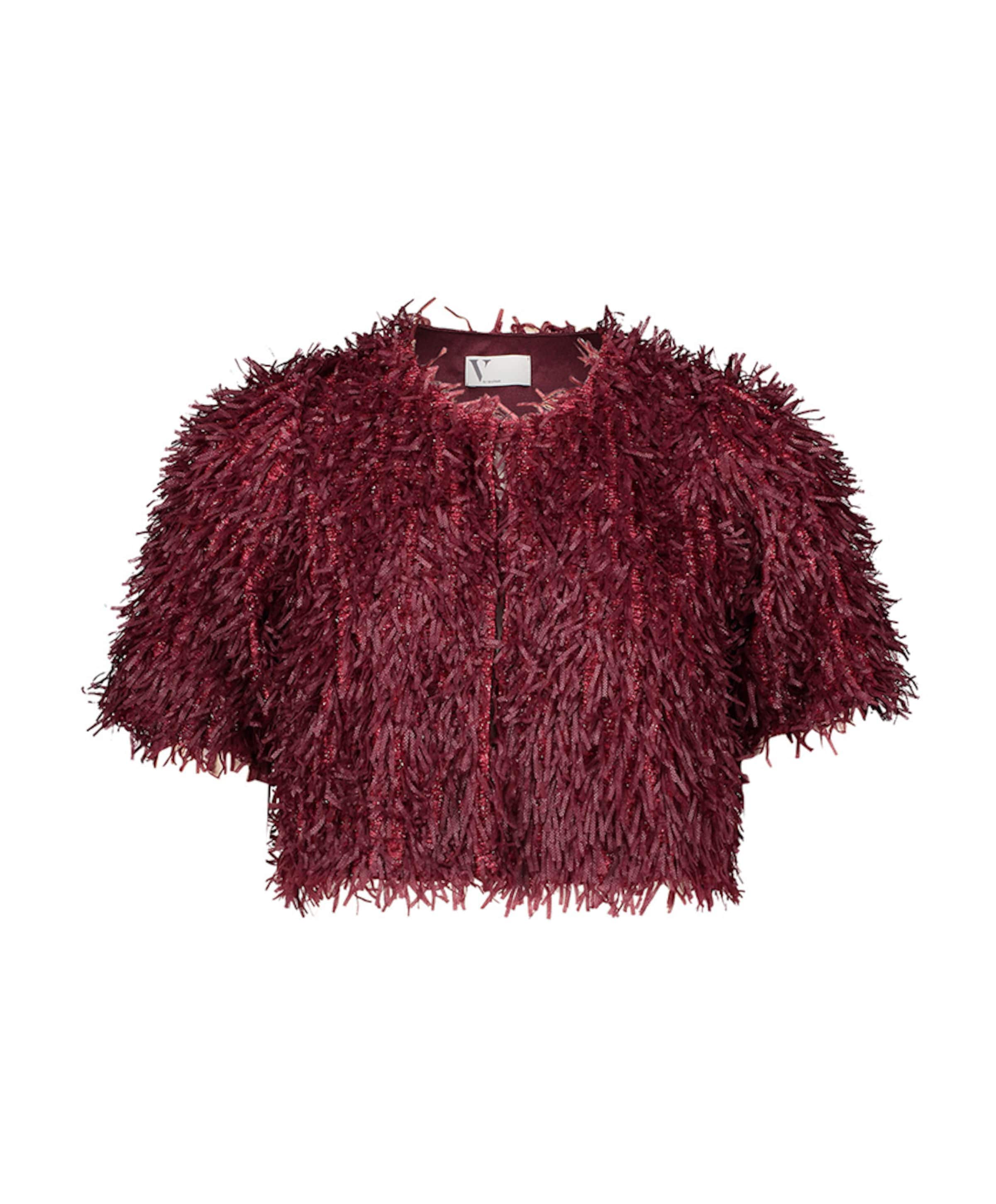 Dames jas bordeaux