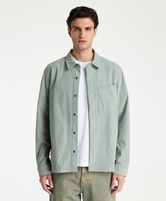 Heren overshirt groen