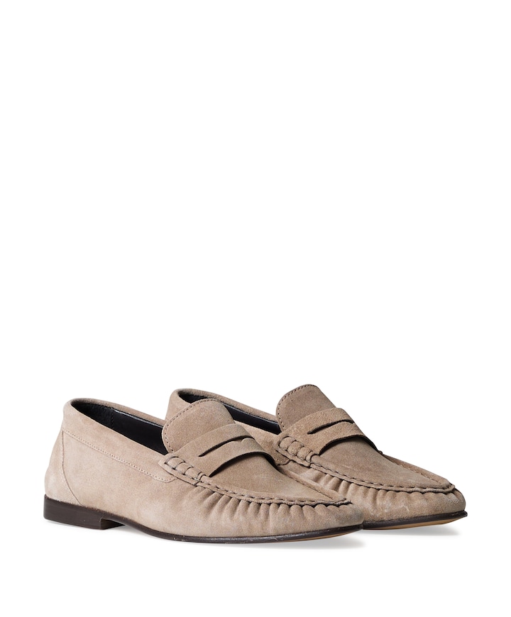 Penny dames loafers grijs
