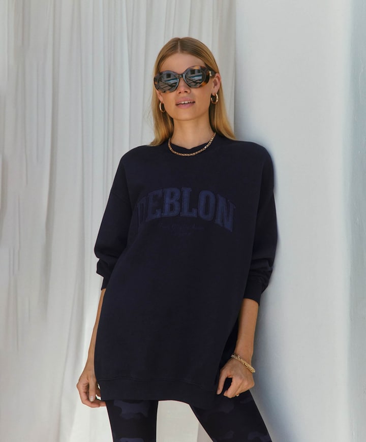 Dames trui blauw