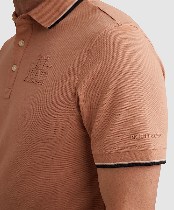Heren polo roze