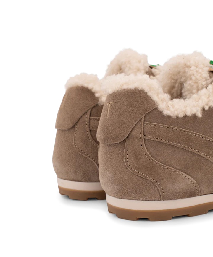 dames sneakers beige