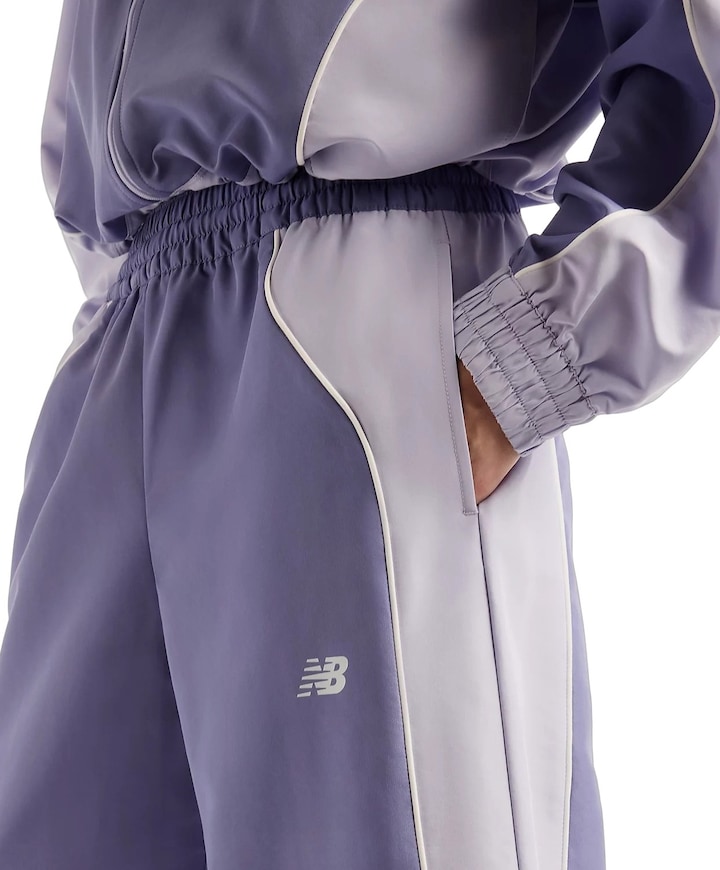 Trackside Woven dames broek paars