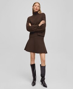 Dames rok bruin