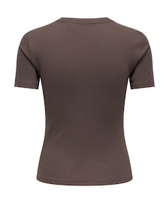 Dames T-shirt bruin