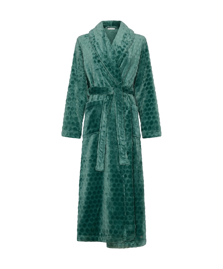 Dames ochtendjas groen