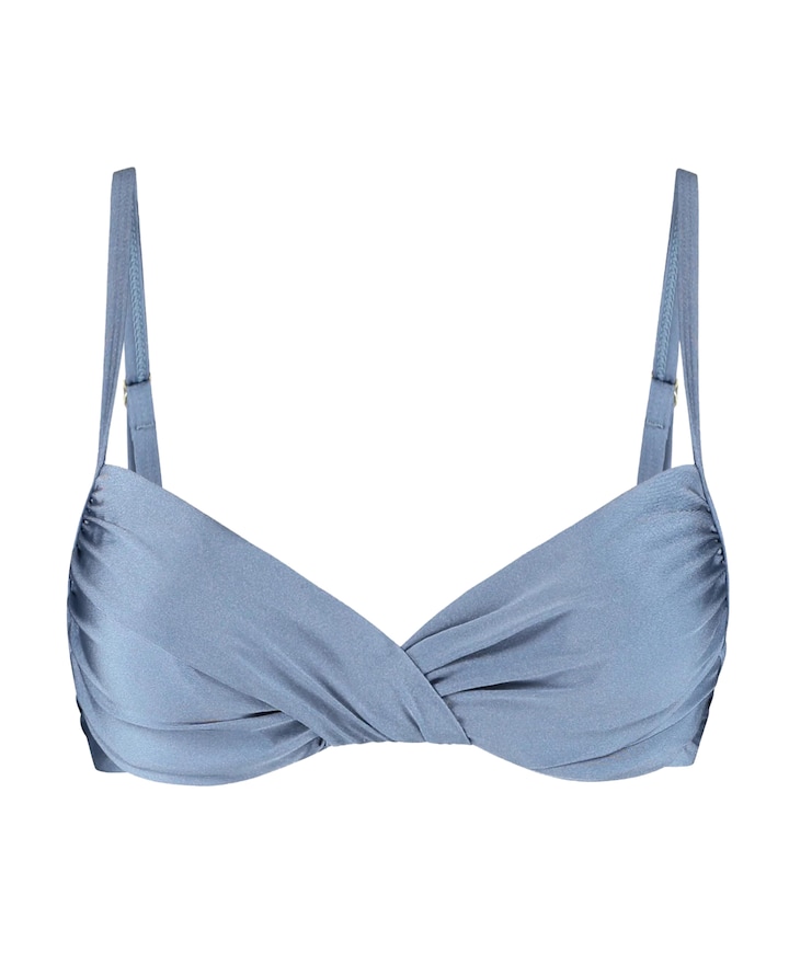 Dames bikinitop blauw