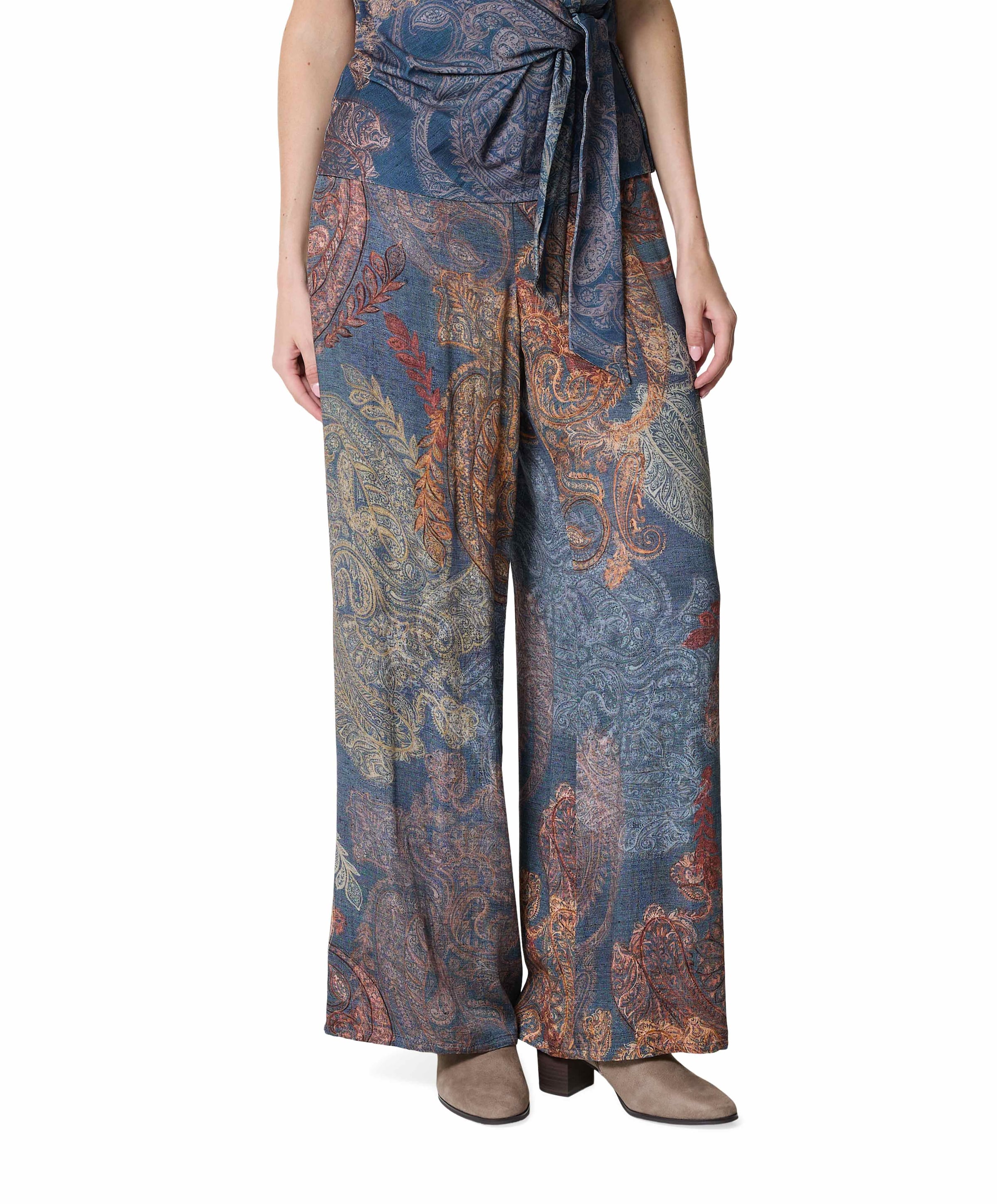 dames broek blauw