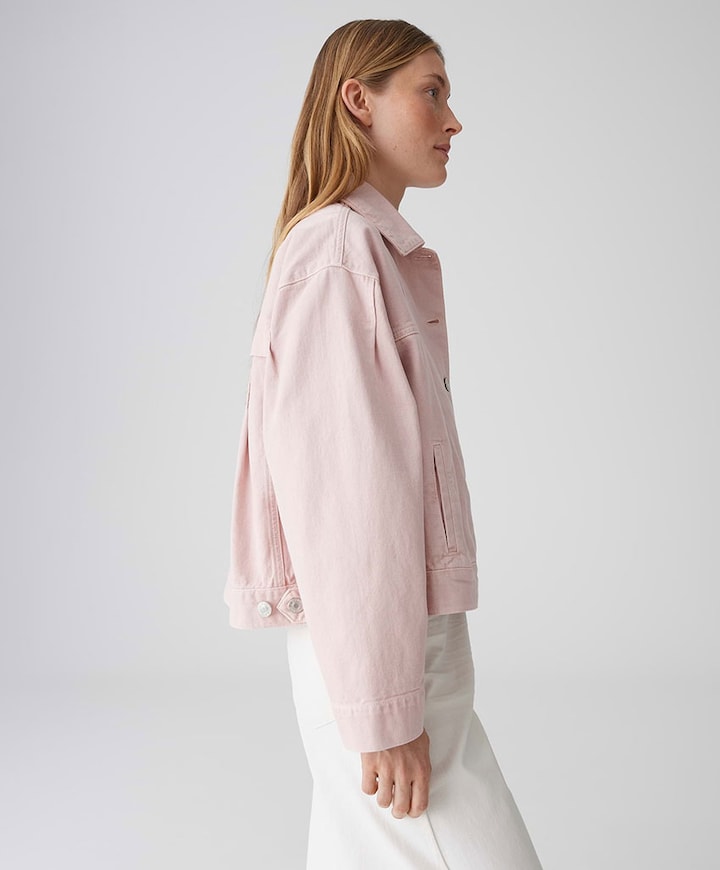 Dames spijkerjas  roze