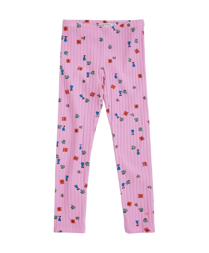 Blossom All Over Leggings meisjes broek roze