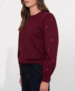 Dames sweater bordeaux