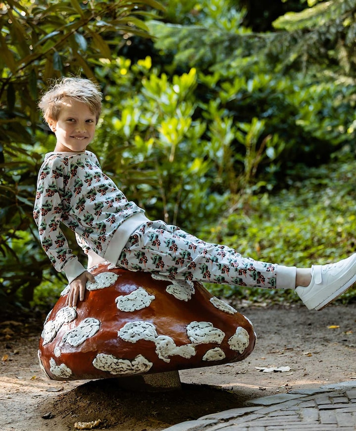 Uniseks pyjamaset Efteling groen