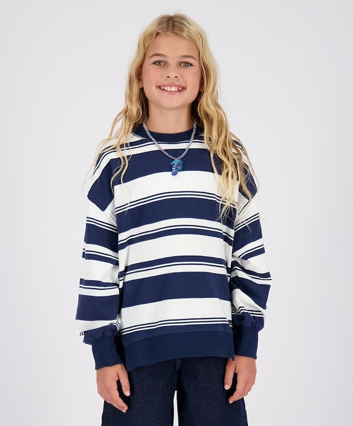 Meisjes sweater blauw
