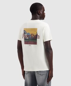 Heren T-shirt ecru