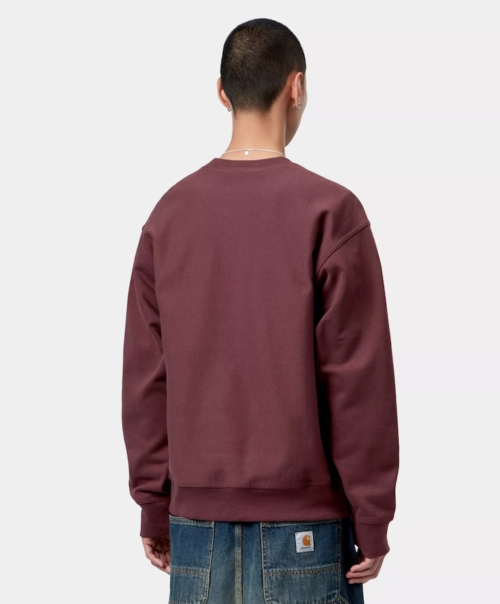 Heren sweater bordeaux