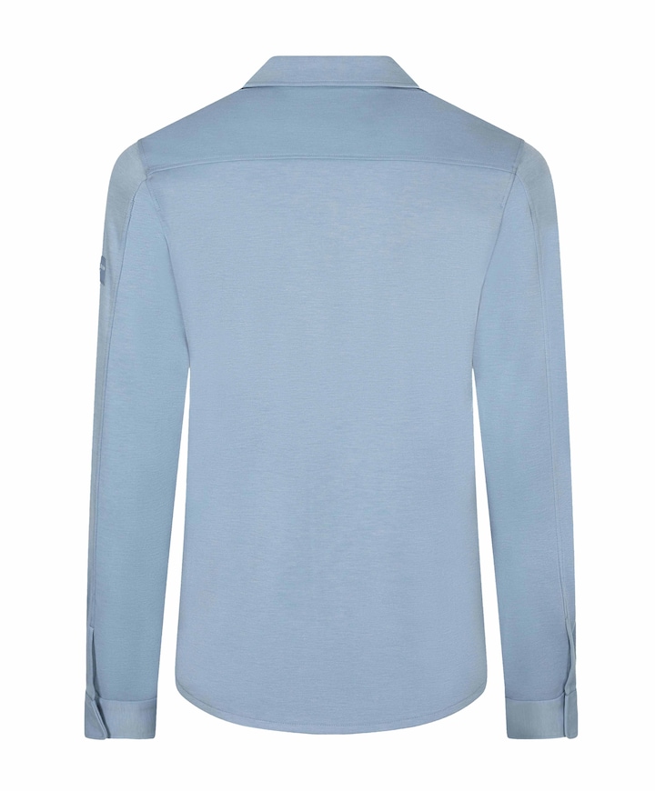 Heren overshirt blauw