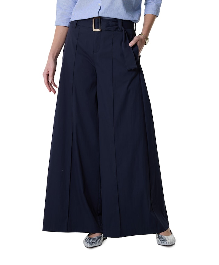 CARLETTA dames broek blauw