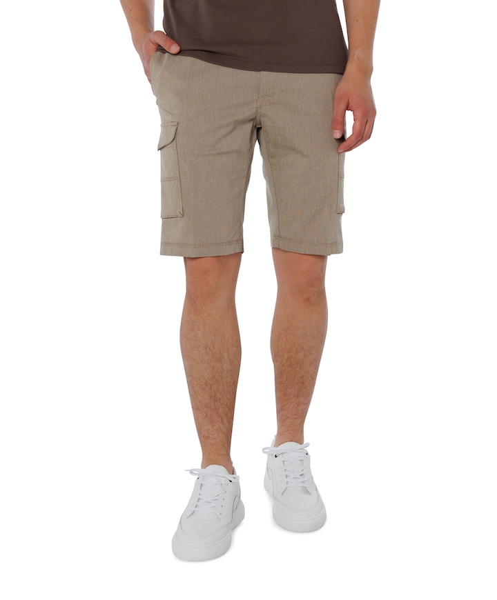 Bermuda heren korte broek beige