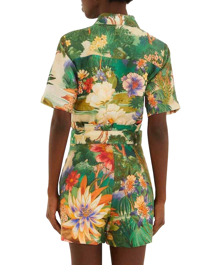 Romper dames playsuit groen