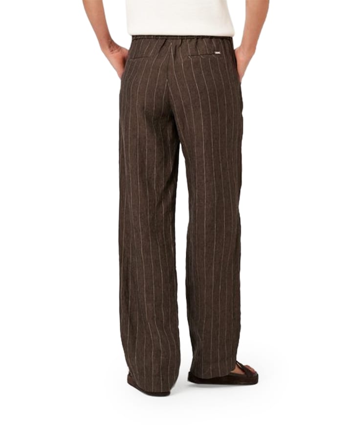 Pia Wide Chic dames broek bruin