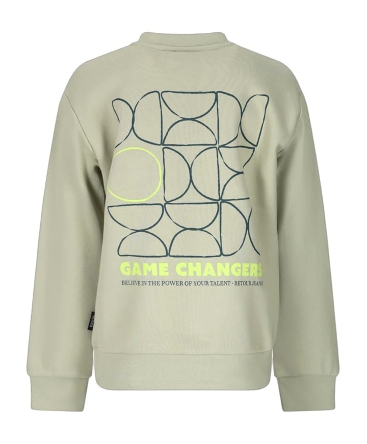 Jongens sweater groen