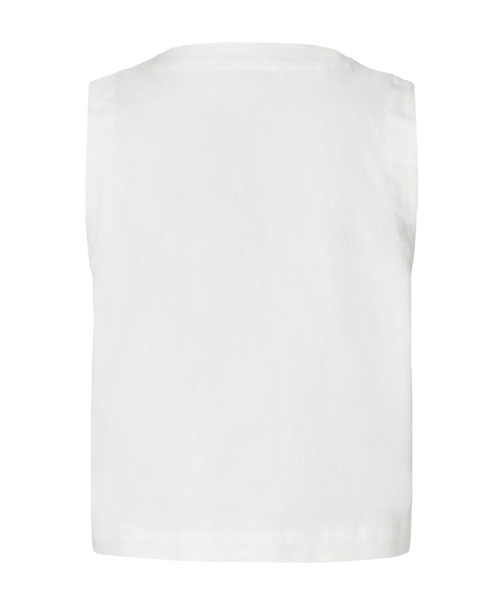 Dames top ecru