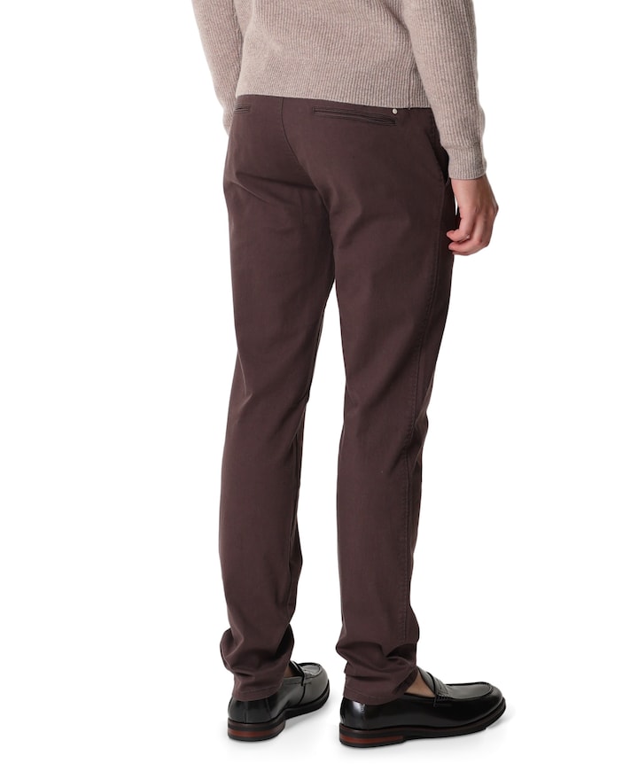 Elegance Chino Collection heren broek bruin