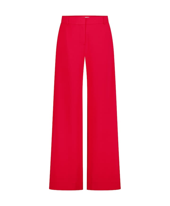 Luz twill trousers dames broek rood