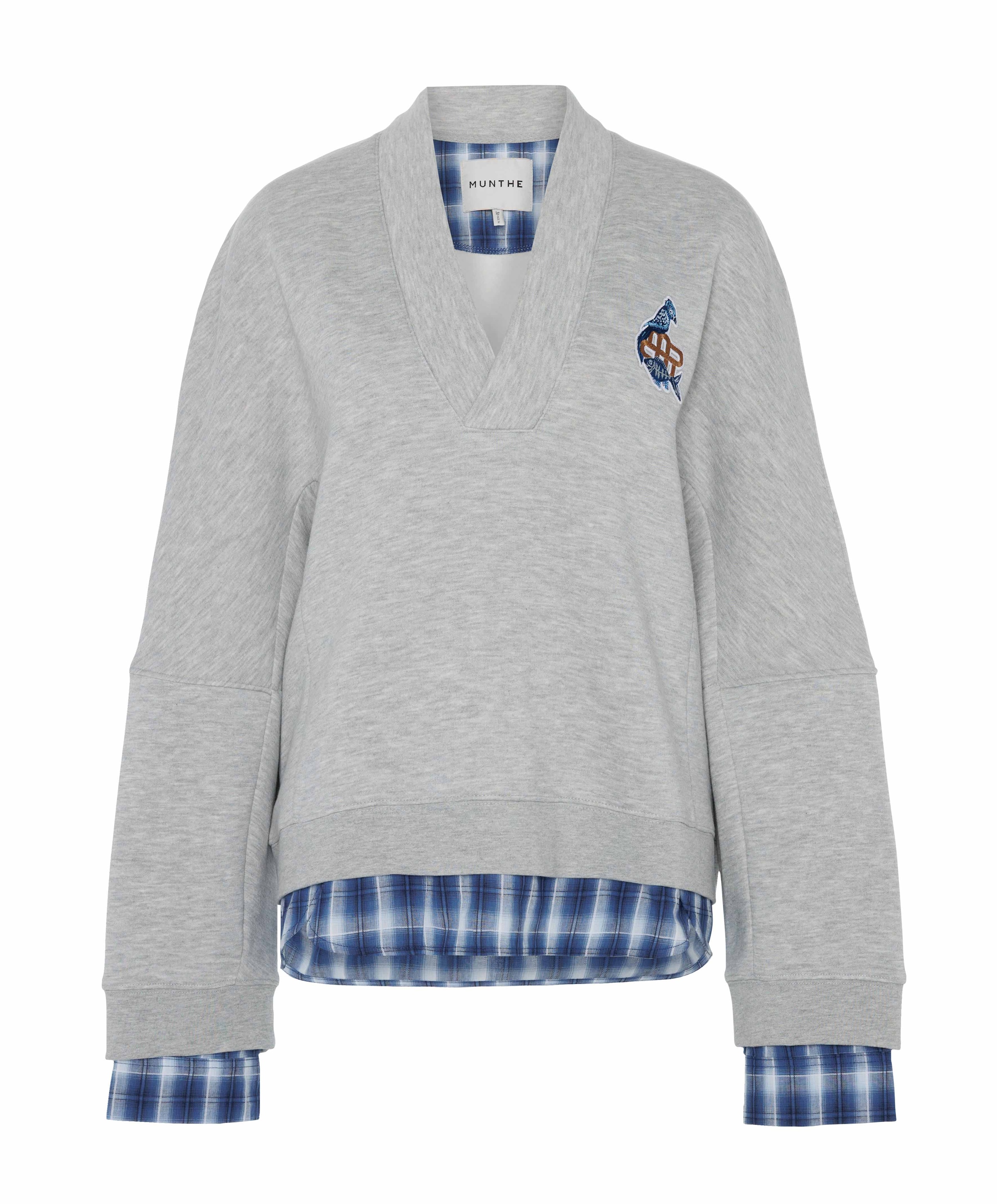Dames sweater grijs