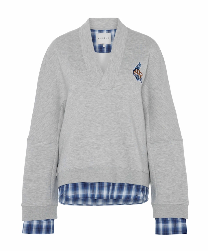 Dames sweater grijs