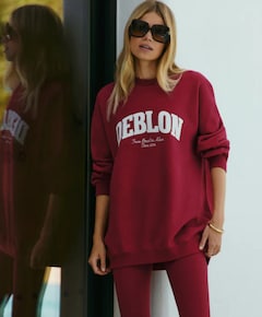 Classic Leggings High Waistband dames tight rood