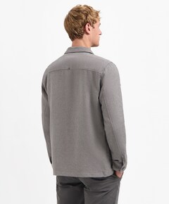 Heren overshirt grijs