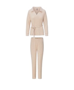 Dames huispak beige