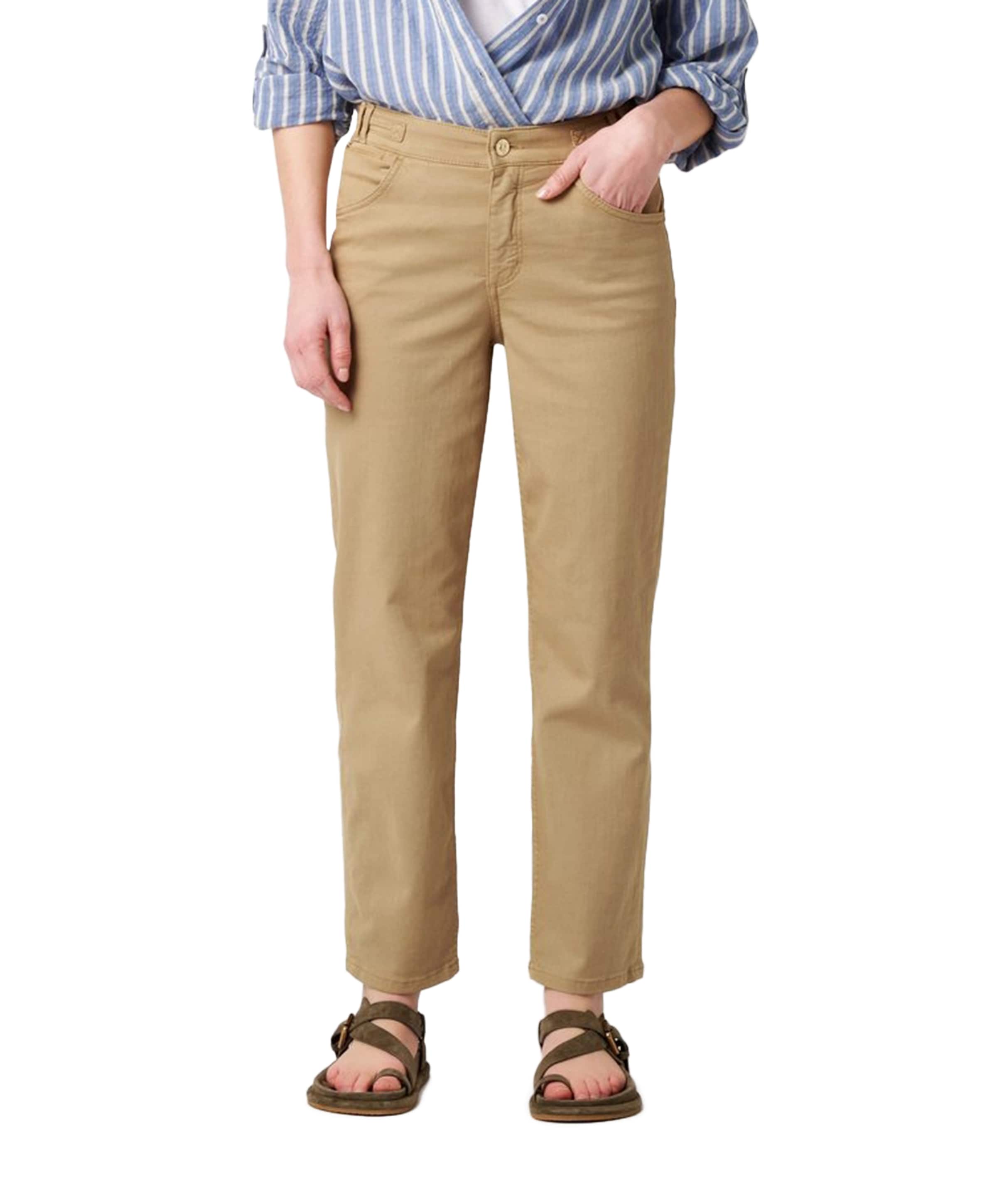 Liv  7/8 dames jeans beige