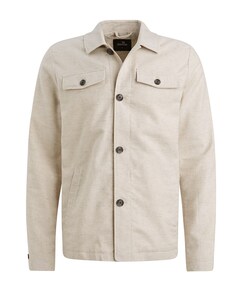 Heren overshirt beige