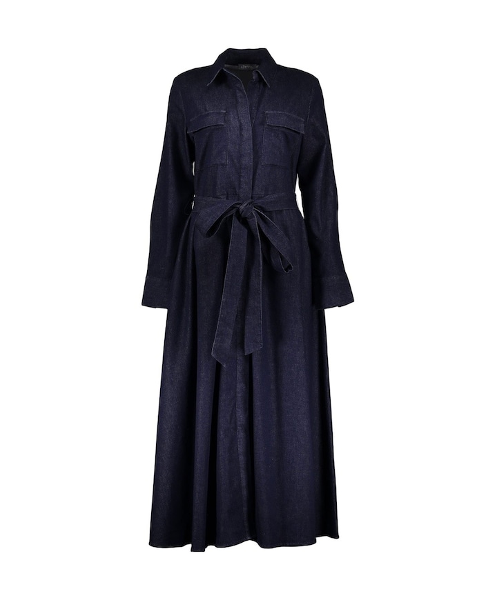 Dames jurk blauw