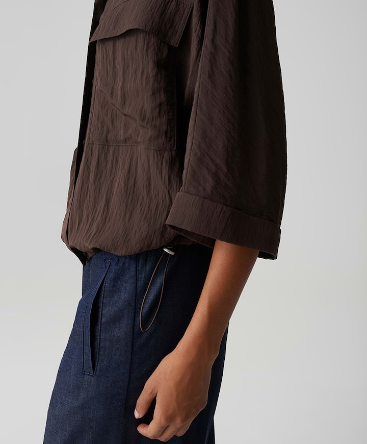 Dames blouse bruin