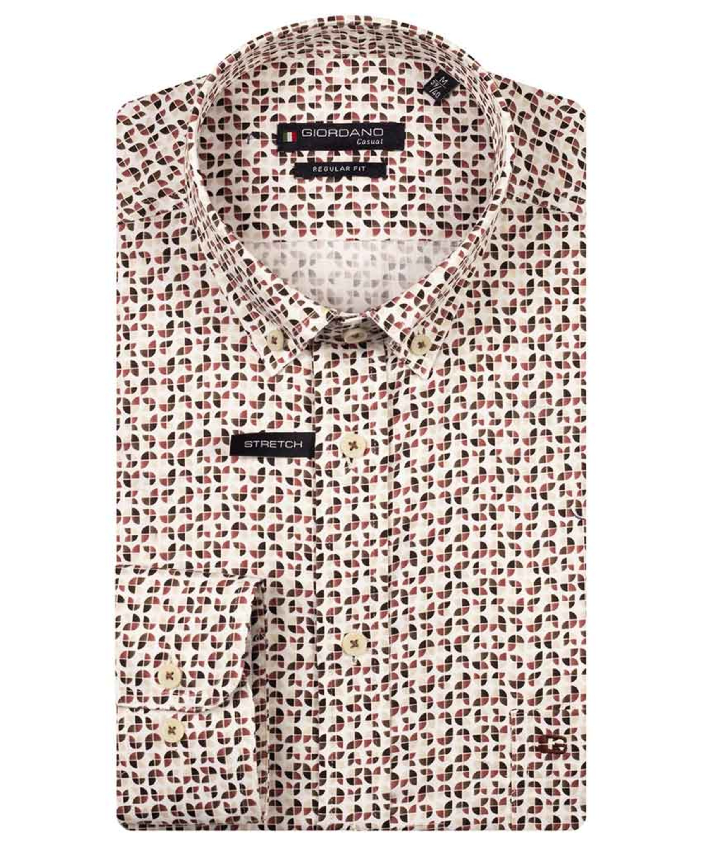 Overhemd lange mouw ecru