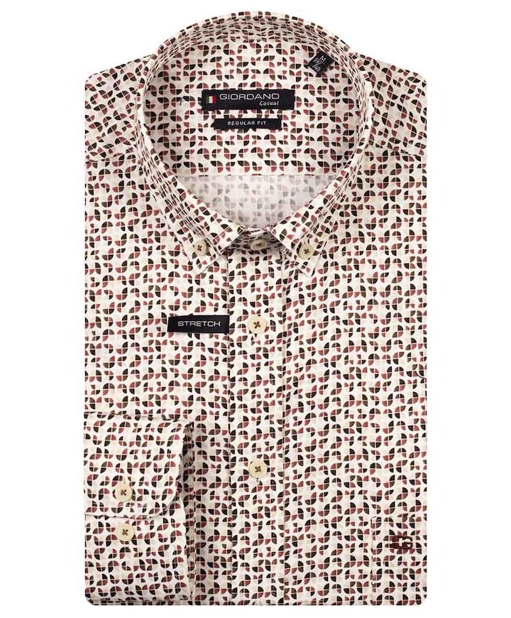 Overhemd lange mouw ecru