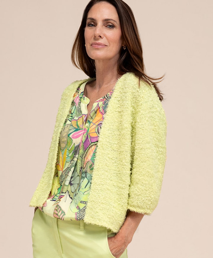 Dames vest geel