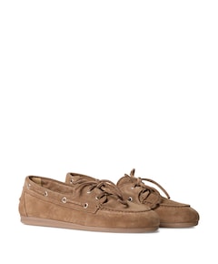 Boat loafer dames loafers bruin