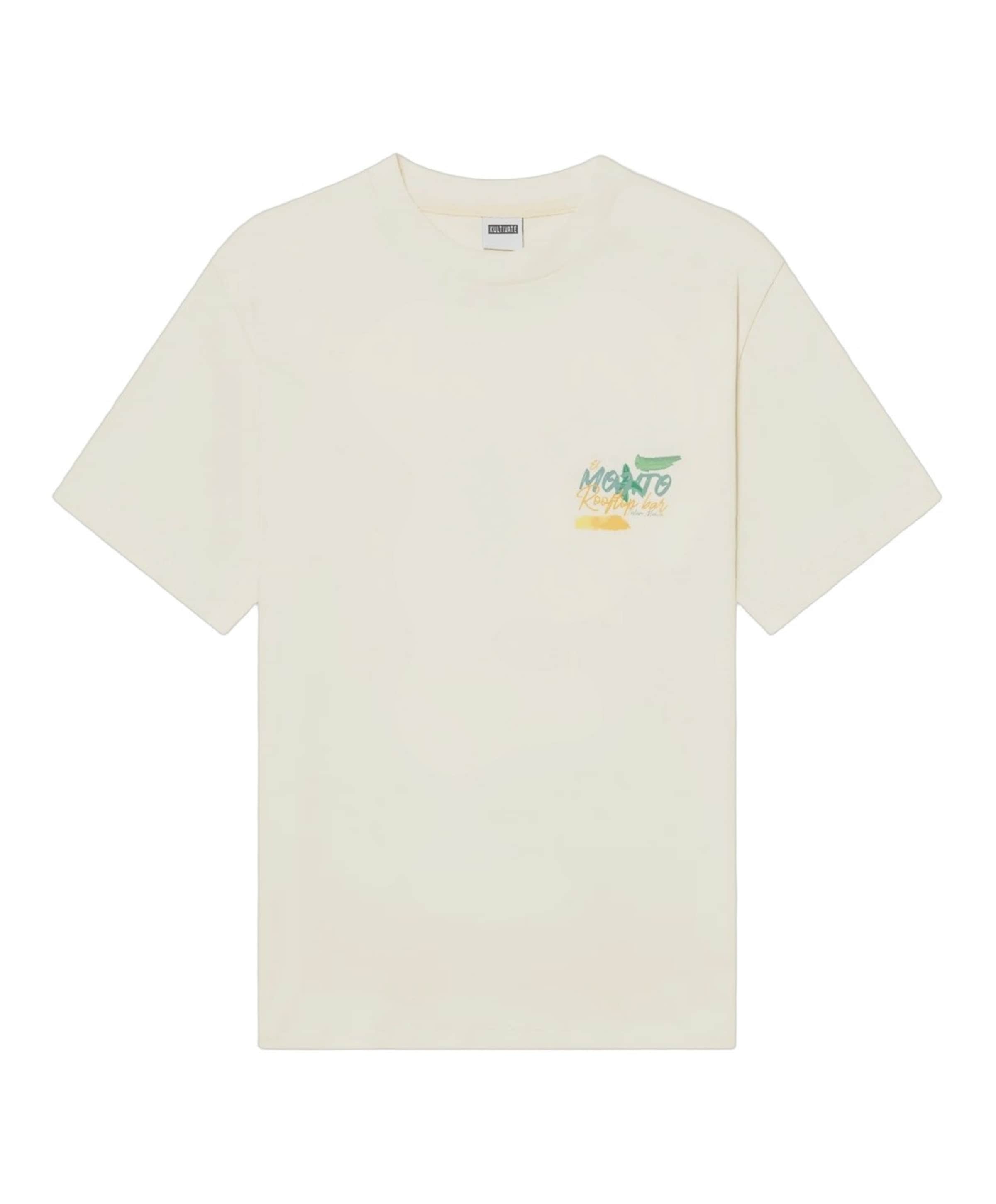 Heren T-shirt ecru