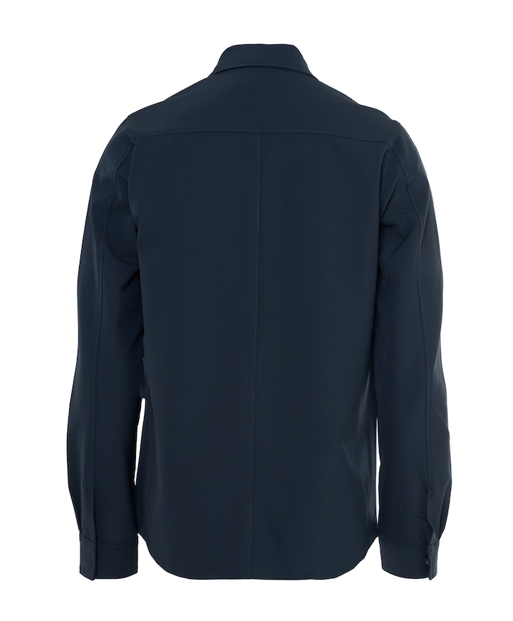 Heren overshirt blauw