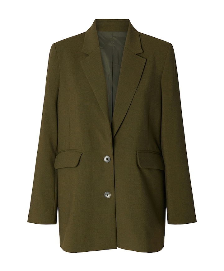 Dames blazer groen