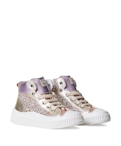 meisjes veterschoenen goud