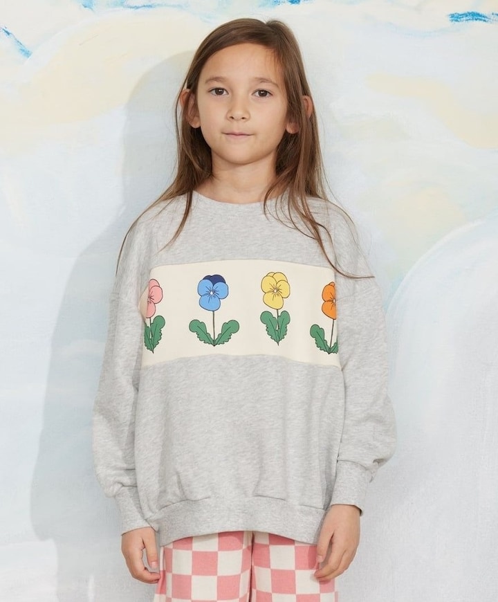 Meisjes sweater grijs