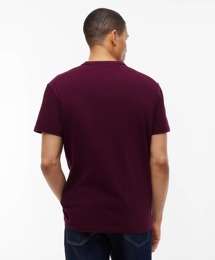 Heren T-shirt bordeaux