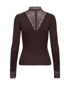 Dames longsleeve bruin